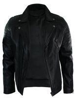 Leather Aviator Jacket Mens - 79819 the species